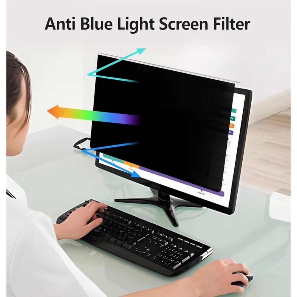 27 inch Privacy + Anti-Blue Light Computer Monitor Filter PC Screen Protector - Picture 4 of 5